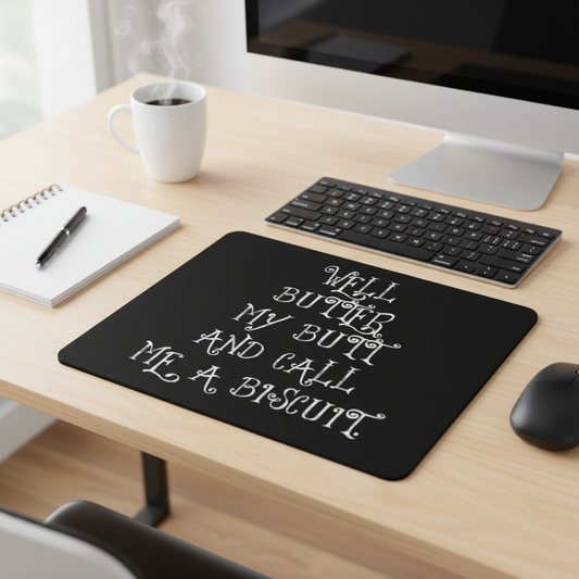 Well Butter My Butt And Call Me A Biscuit Thick Mouse Pad