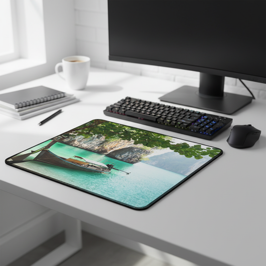 Thailand Boat In The Mountains Thick Mouse Pad For Focus