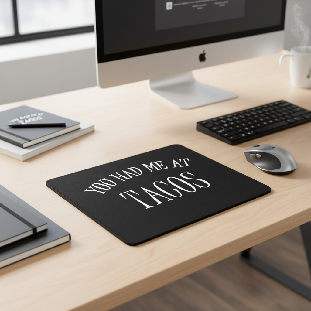 You Had Me At Tacos Thick Mouse Pad For Home Office