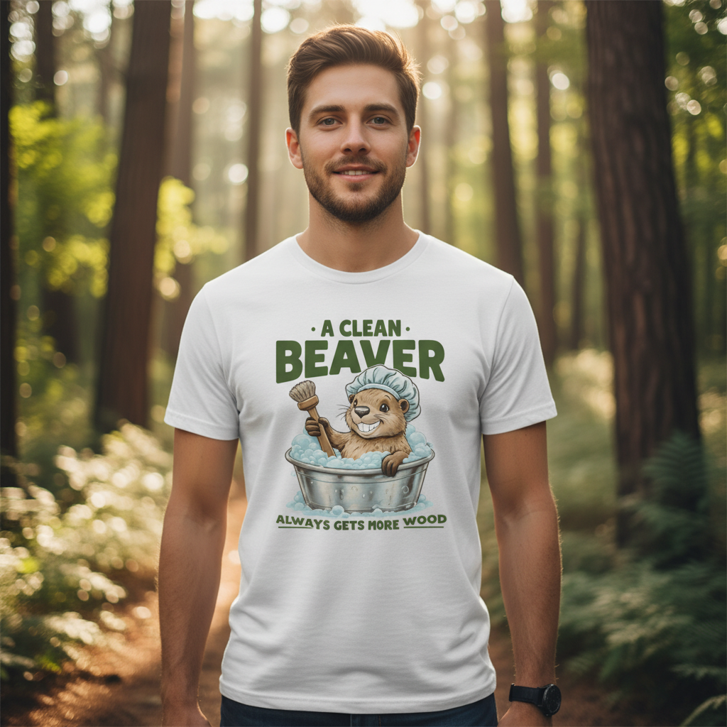 A Clean Beaver Gets More Wood Unisex T Shirt Comfort