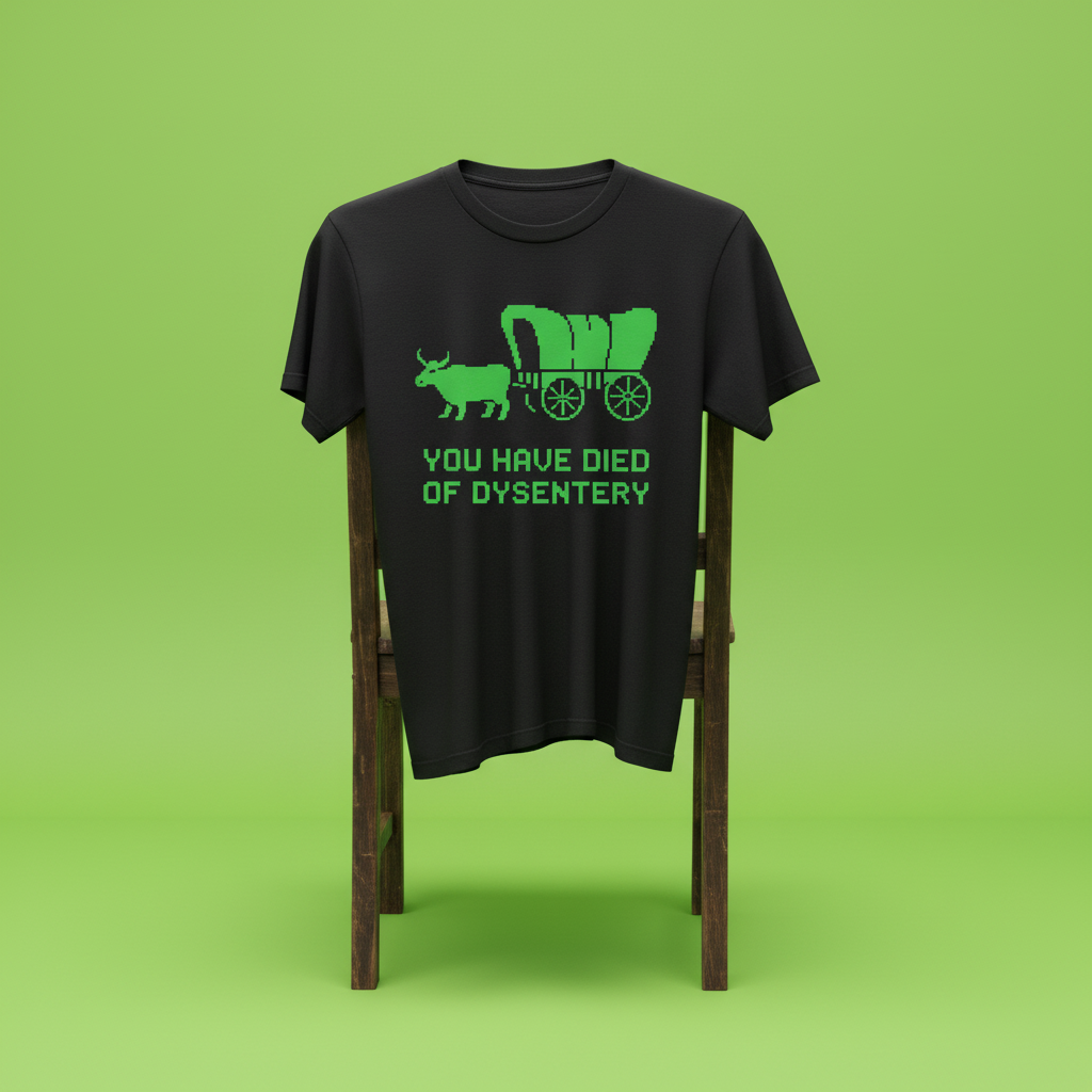 Oregon Trail You Have Died Of Dysentery Unisex T Shirt