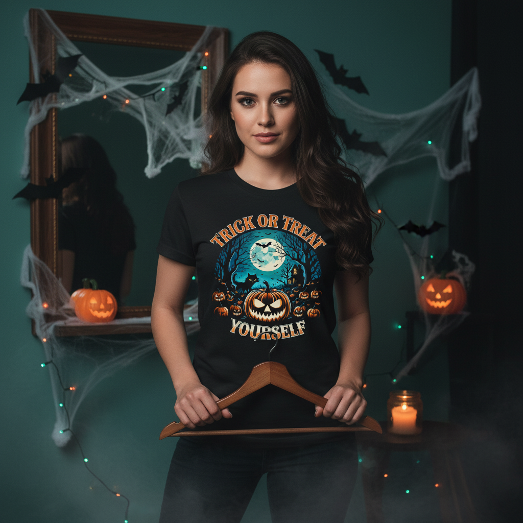Trick Or Treat Yourself Unisex Halloween T Shirt Gift Idea