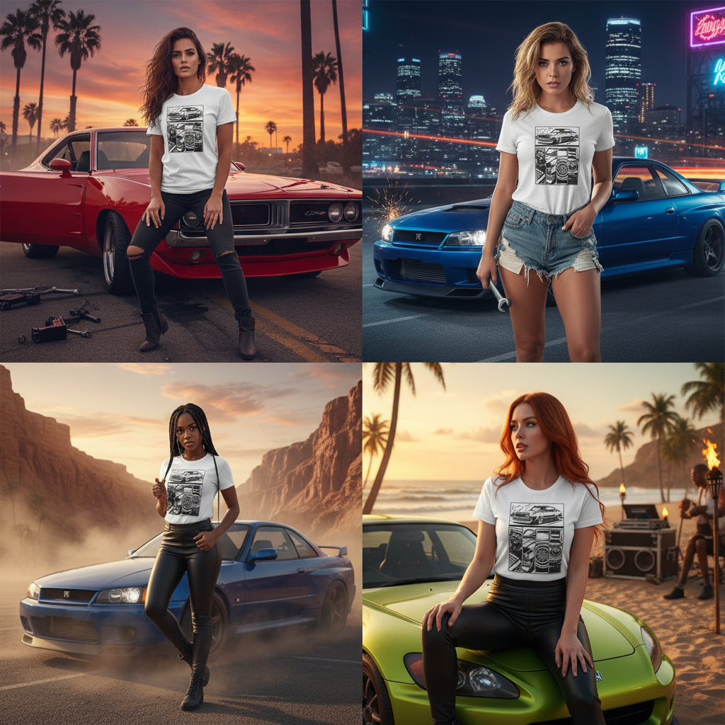 Datsun 240Z Comic Style Car Graphic T Shirt for Unisex Auto Enthusiasts and Car Lovers