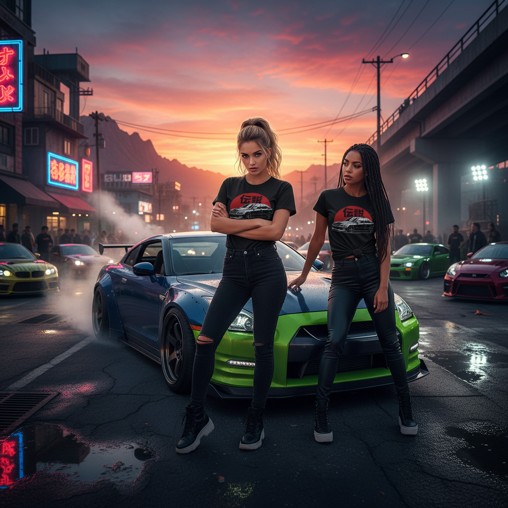 Lexus IS200 Unisex Car Graphic T Shirt Featuring White Silhouette Red Sun Japanese Legend Design