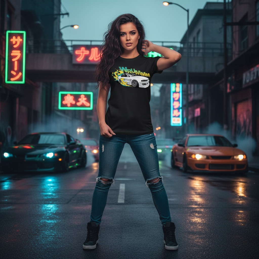 Unisex Graphic T Shirt Featuring Subaru Impreza WRX Car Design With Bold Front Print