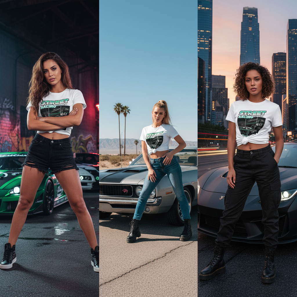 Street Racing Toyota Supra Graphic T Shirt For Unisex Car Enthusiast Streetwear Tee