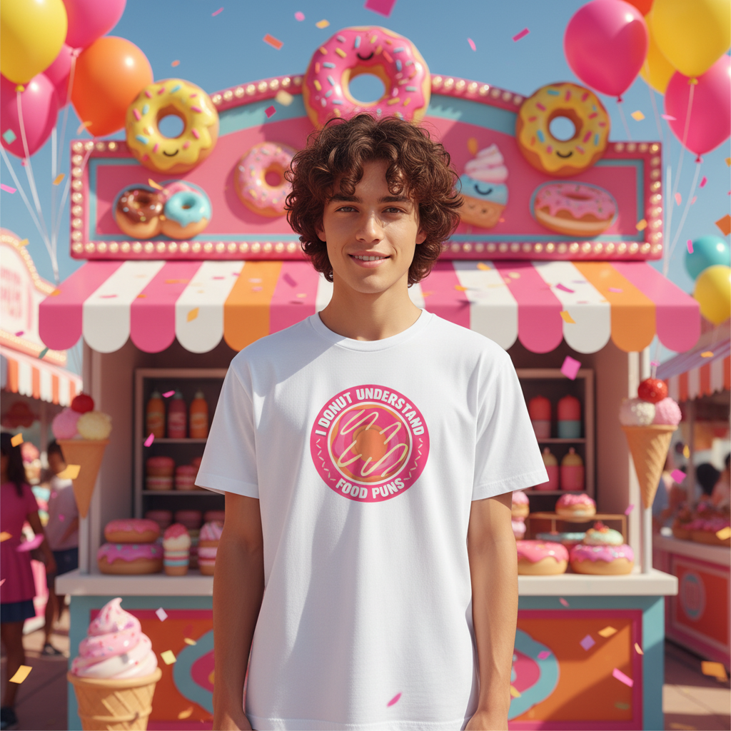 Unisex Donut Pun Graphic T Shirt I Donut Understand Food Puns Funny Graphic Tee Collection
