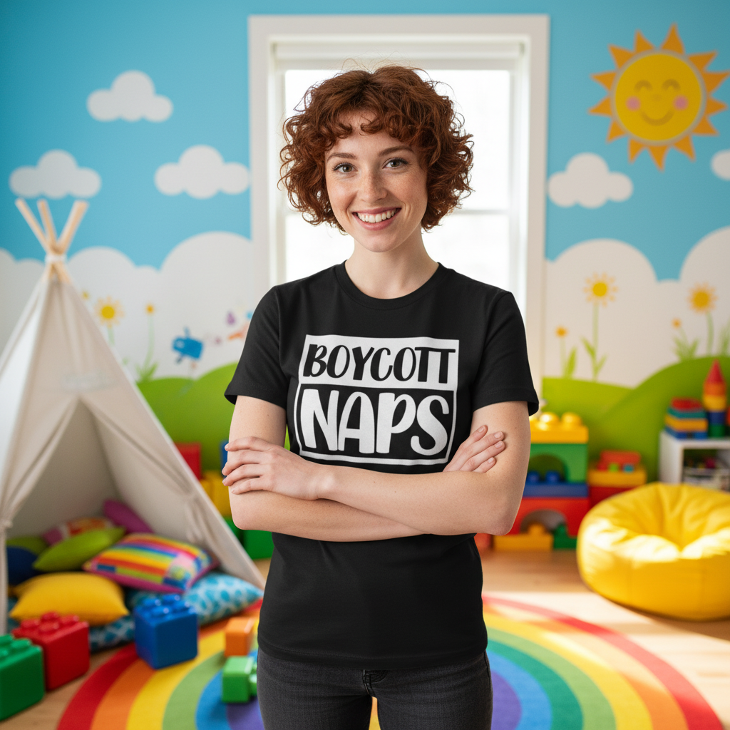 Boycott Naps Unisex T Shirt Graphic Tee With Bold Front Print For Everyday Wear