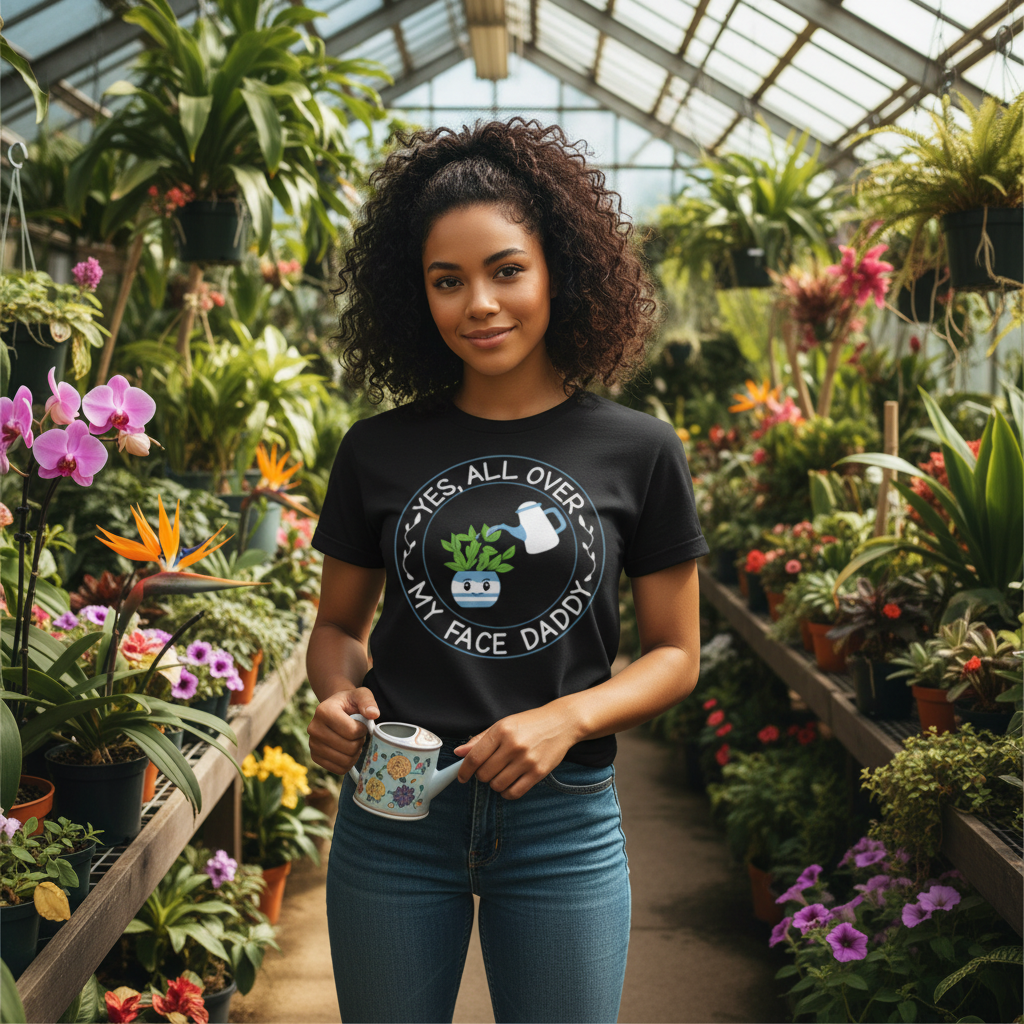 Funny Plant Pot Graphic Tee For Men And Women Unisex Casual Everyday Wear Cute Unique Houseplant