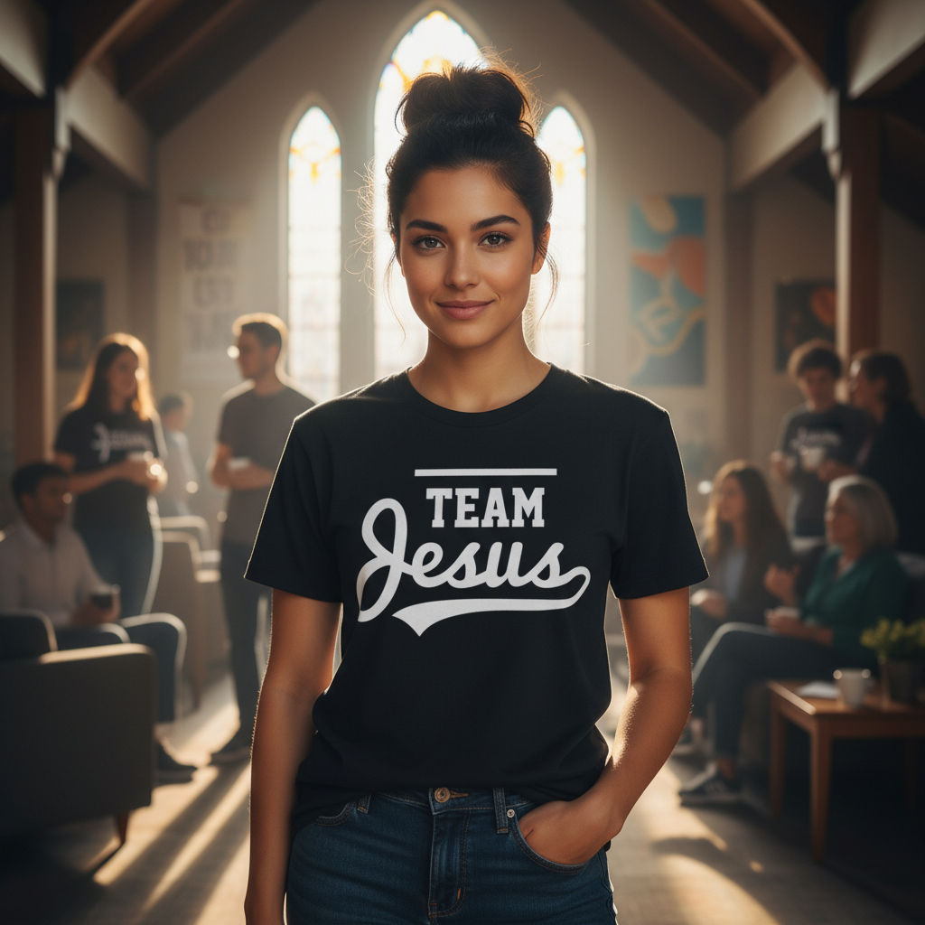 Unisex Christian Team Jesus Graphic T Shirt