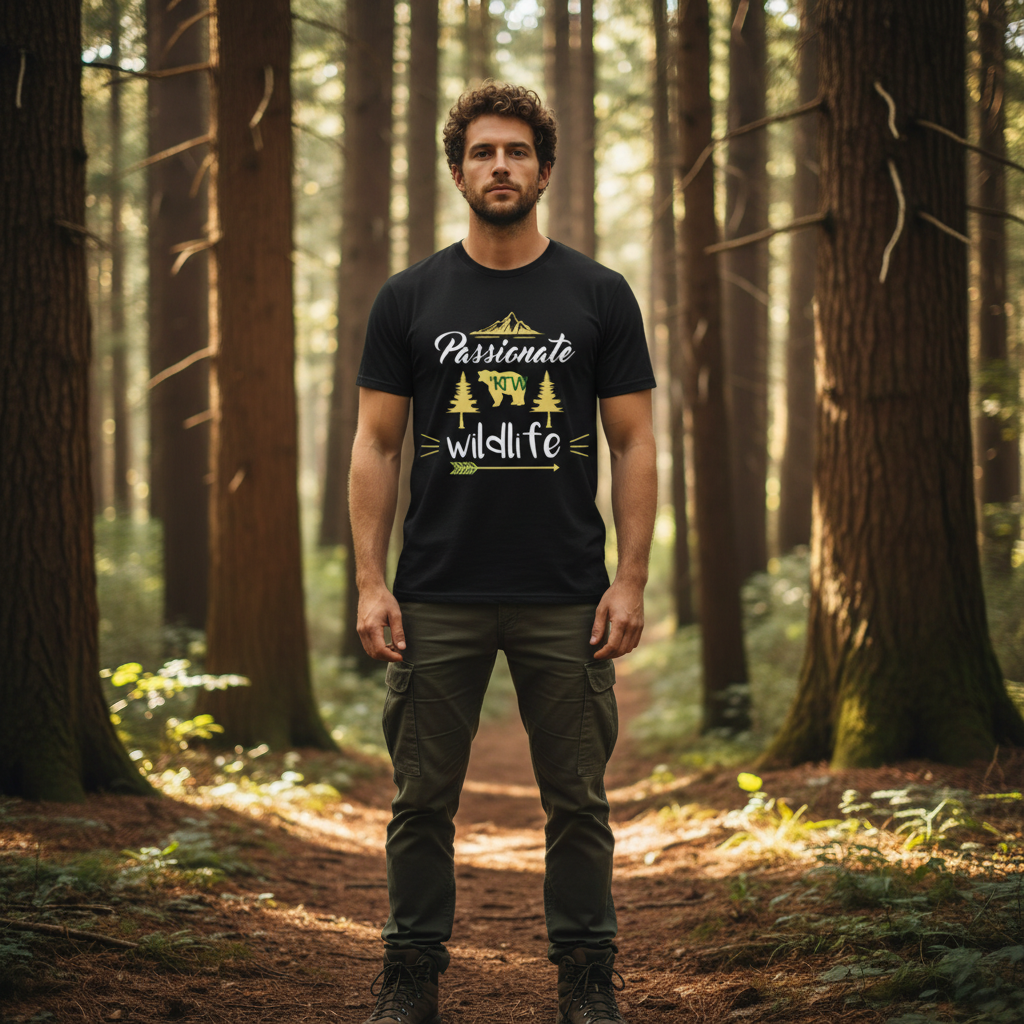 Unisex Hunting T-Shirt Designed for Outdoor Enthusiasts and Adventure Seekers, Featuring Durable Materials and Comfortable Fit for All Activities