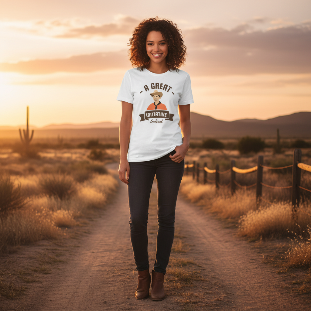 Gardening Enthusiast T Shirt With Vintage Style Illustration A Great Initiative Indeed
