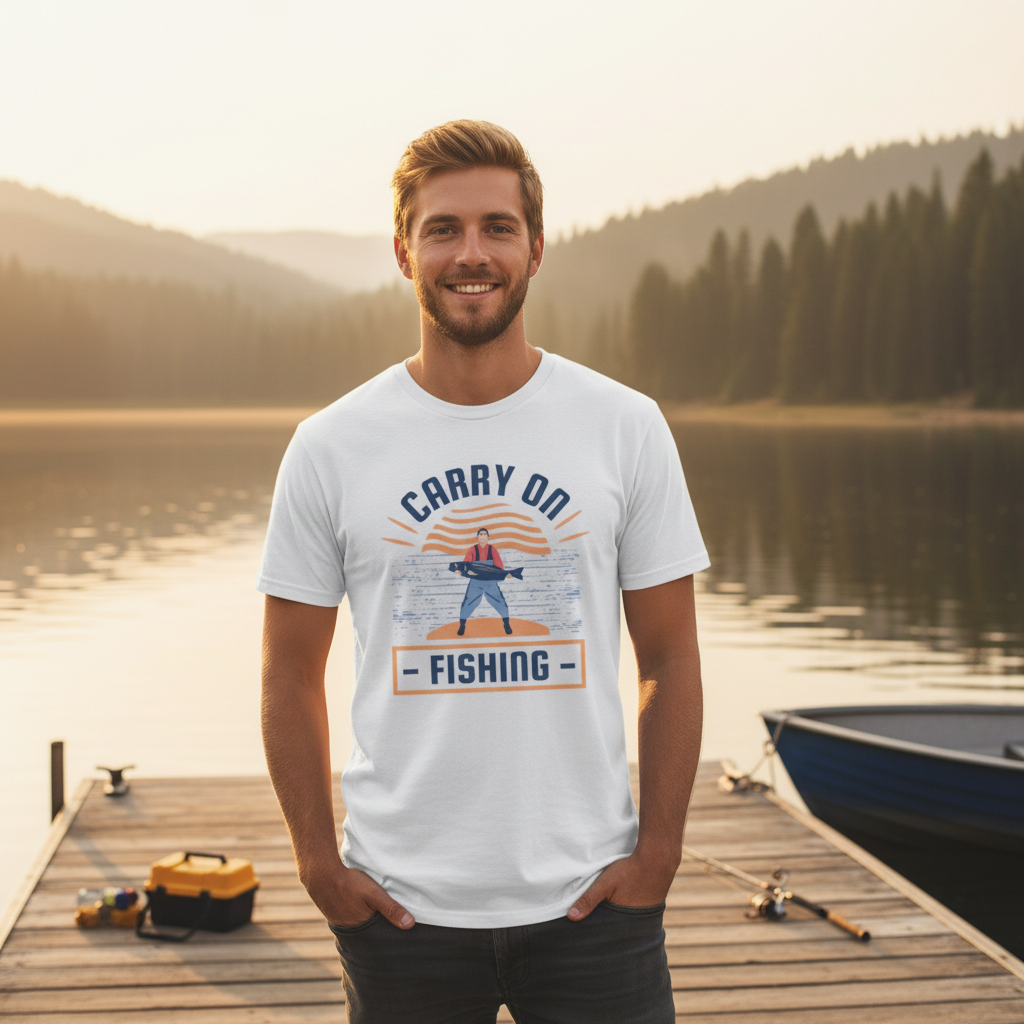 Carry On Fishing Unisex Graphic Tee