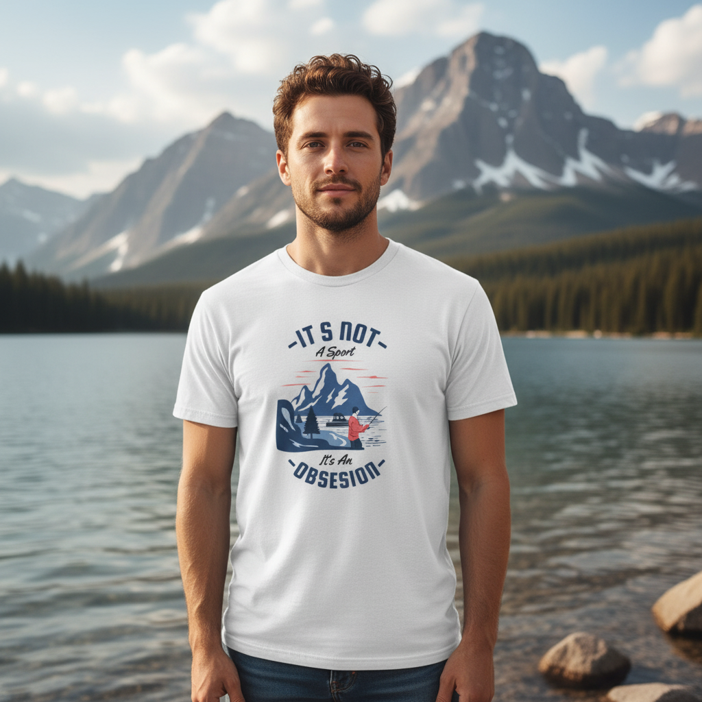 Unisex It's Not A Sport It's An Obsession Fishing Graphic T Shirt