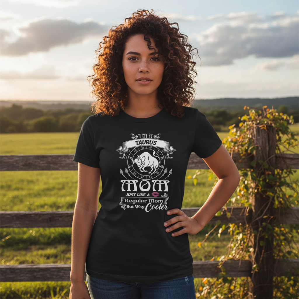 Taurus Zodiac Unisex Graphic Tee With Crest Emblem And Playful Quote Design For Astrology Lovers