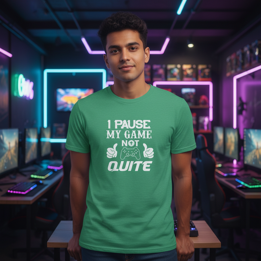 I Pause My Game Not Quite Gamer T Shirt