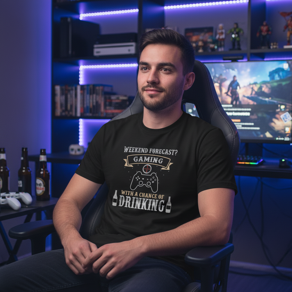 Unisex Gamer Graphic T Shirt