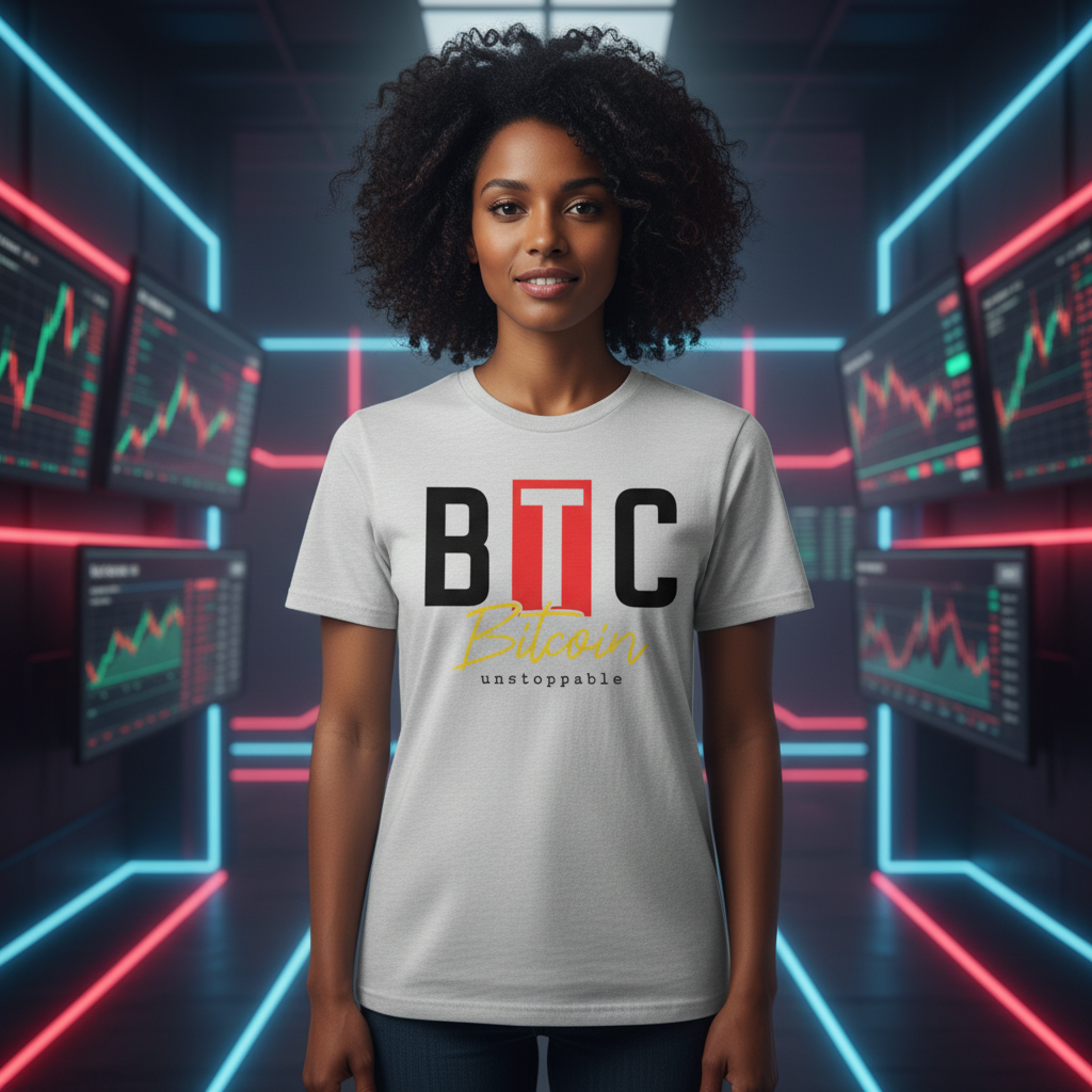 Bitcoin BTC Unstoppable Graphic Tee For Crypto Enthusiasts Unisex T Shirt Apparel