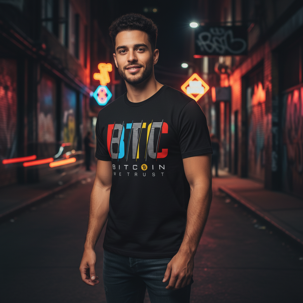 Bitcoin We Trust Graphic T Shirt Unisex Apparel Featured Crypto Currency Tee For Men Women