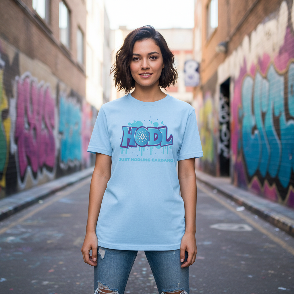 Hodling Cardano Graffiti Graphic T Shirt