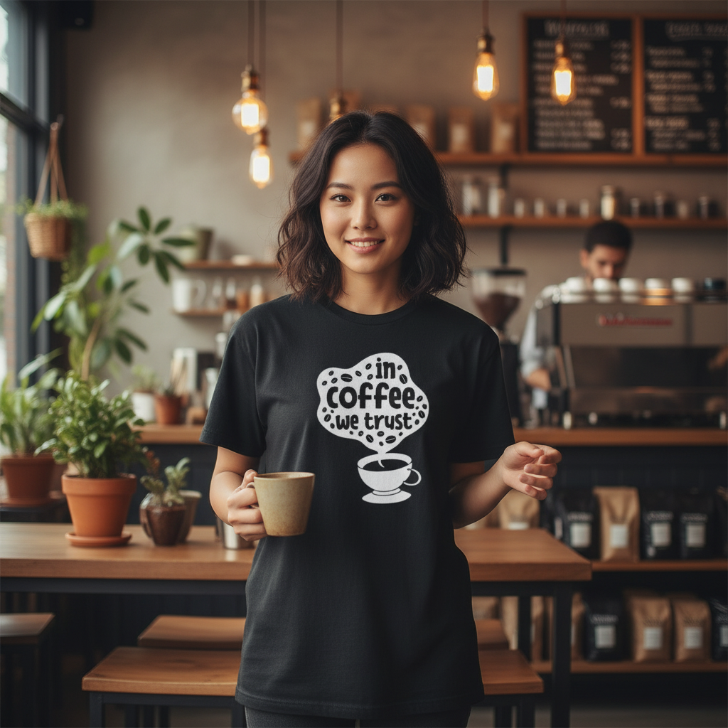 In Coffee We Trust Unisex T Shirt