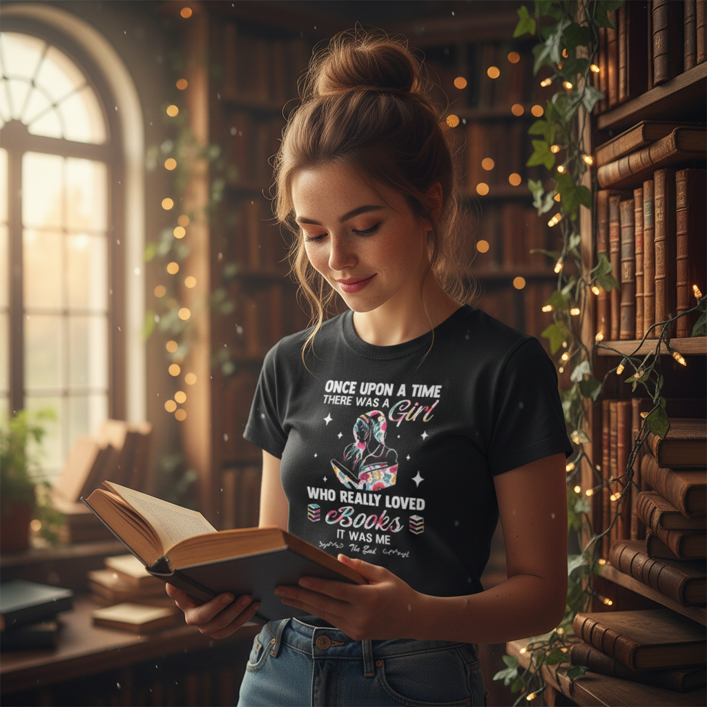 Once Upon A Time There Was A Girl Who Really Loved Shoes It Was Me Graphic Tee Unisex Tee