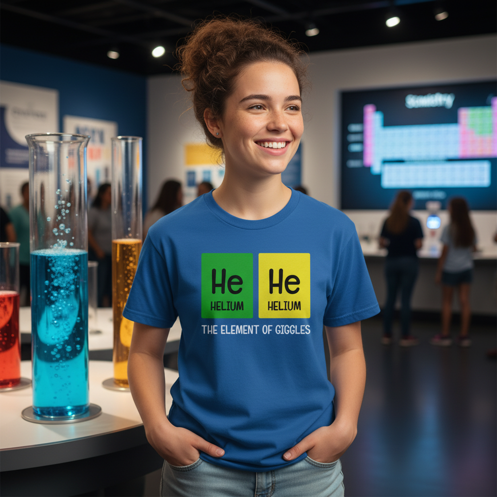 Helium The Element Of Giggles Graphic T Shirt