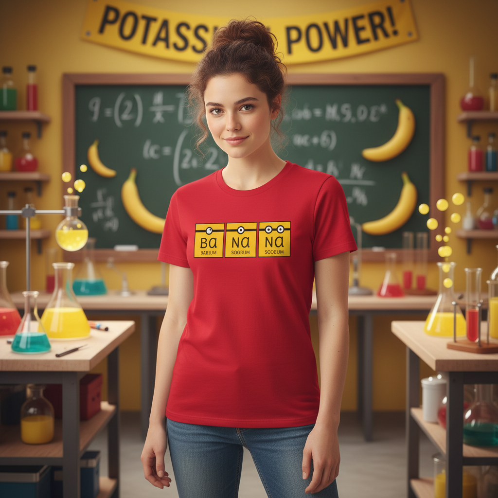 Science Periodic Table Elements Ba Na Na Graphic T Shirt for Chemistry Fans Unisex