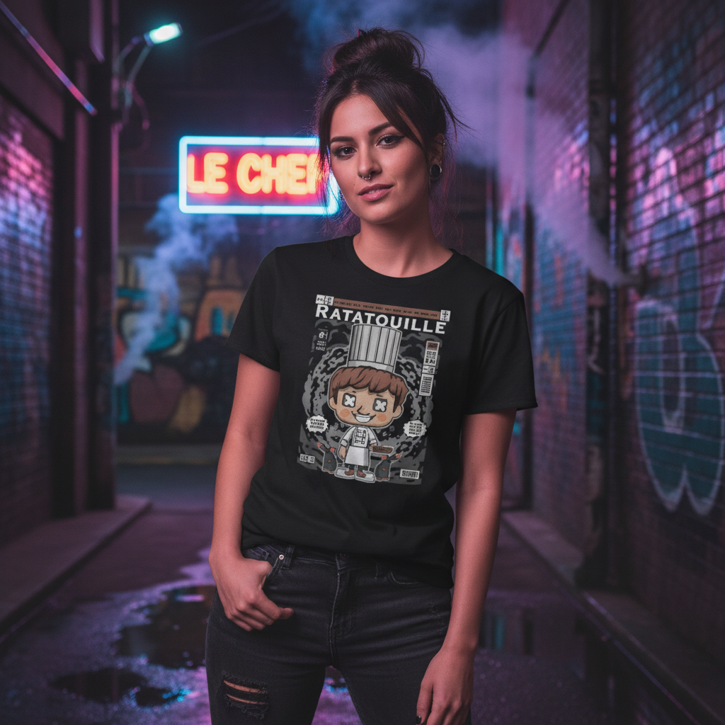 Ratatouille Linguini Chef Cartoon Unisex T Shirt
