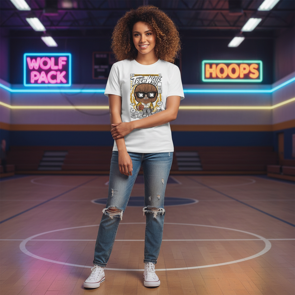 Teen Wolf Unisex Graphic T Shirt Featuring Classic Comic Style Cover Art And Collectible Design