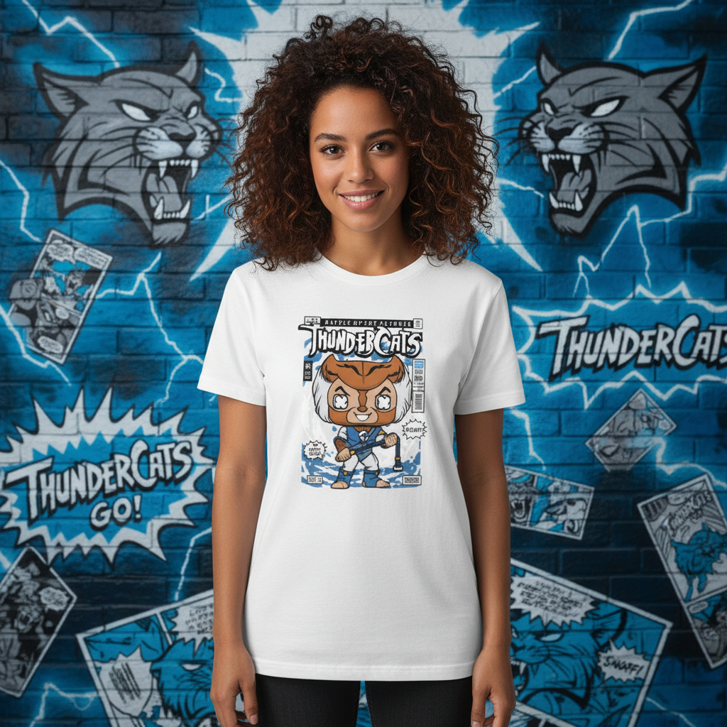 ThunderCats Tygra Graphic Unisex T Shirt With Epic Comic Cover Art And Retro Style