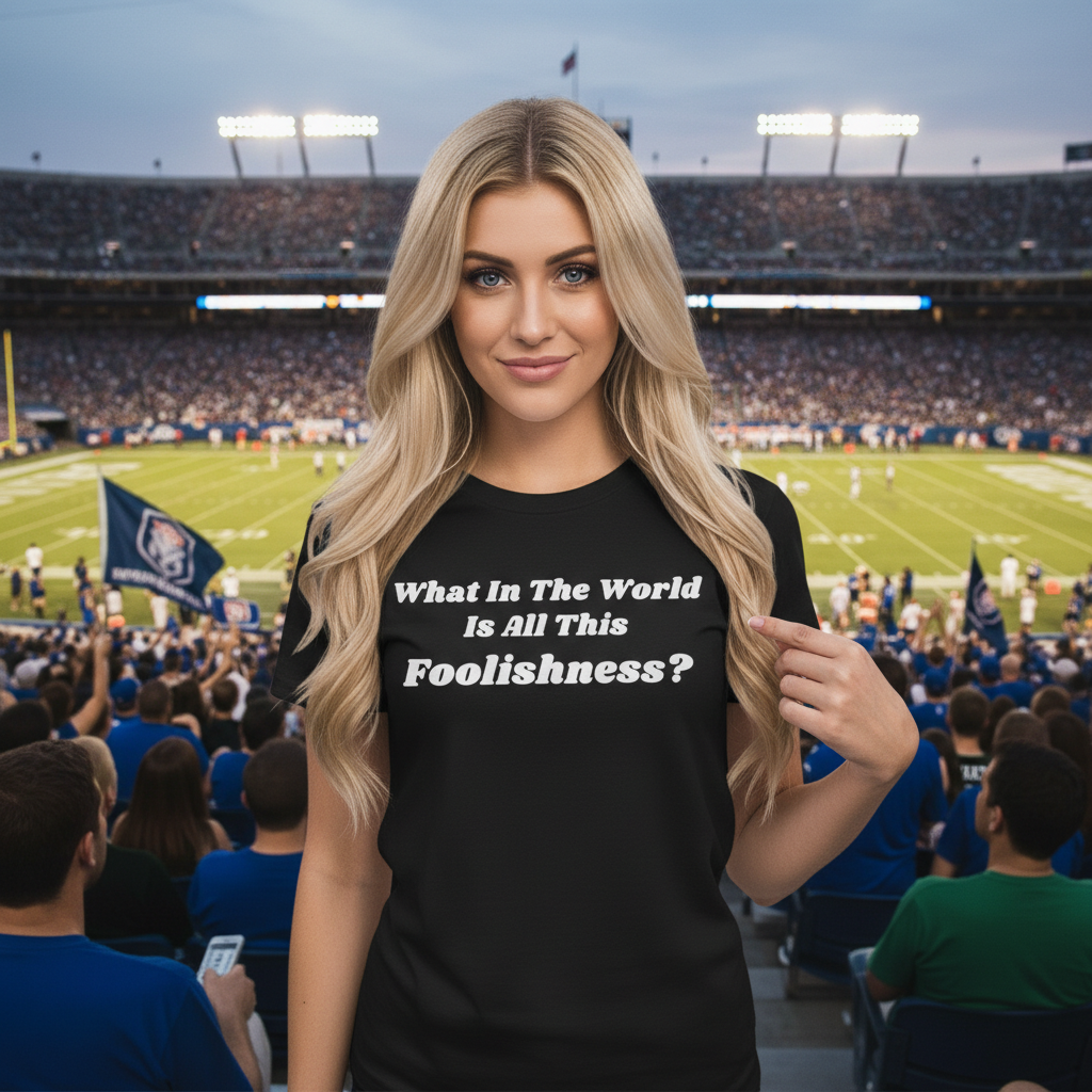 What In The World Is All This Foolishness Unisex T Shirt Graphic Tee