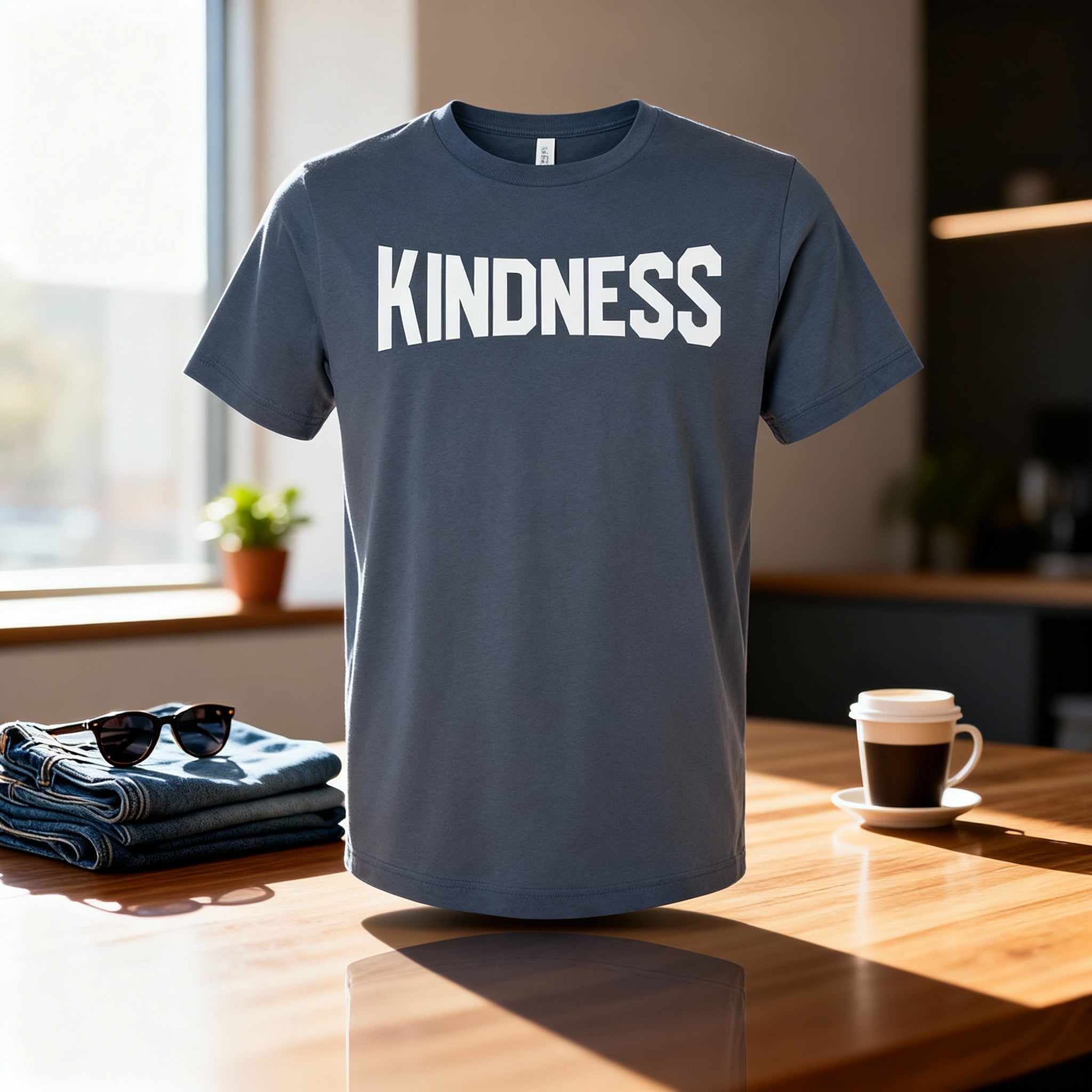 Unisex Kindness Graphic Tee With Inspirational Christian Message For Everyday Wear