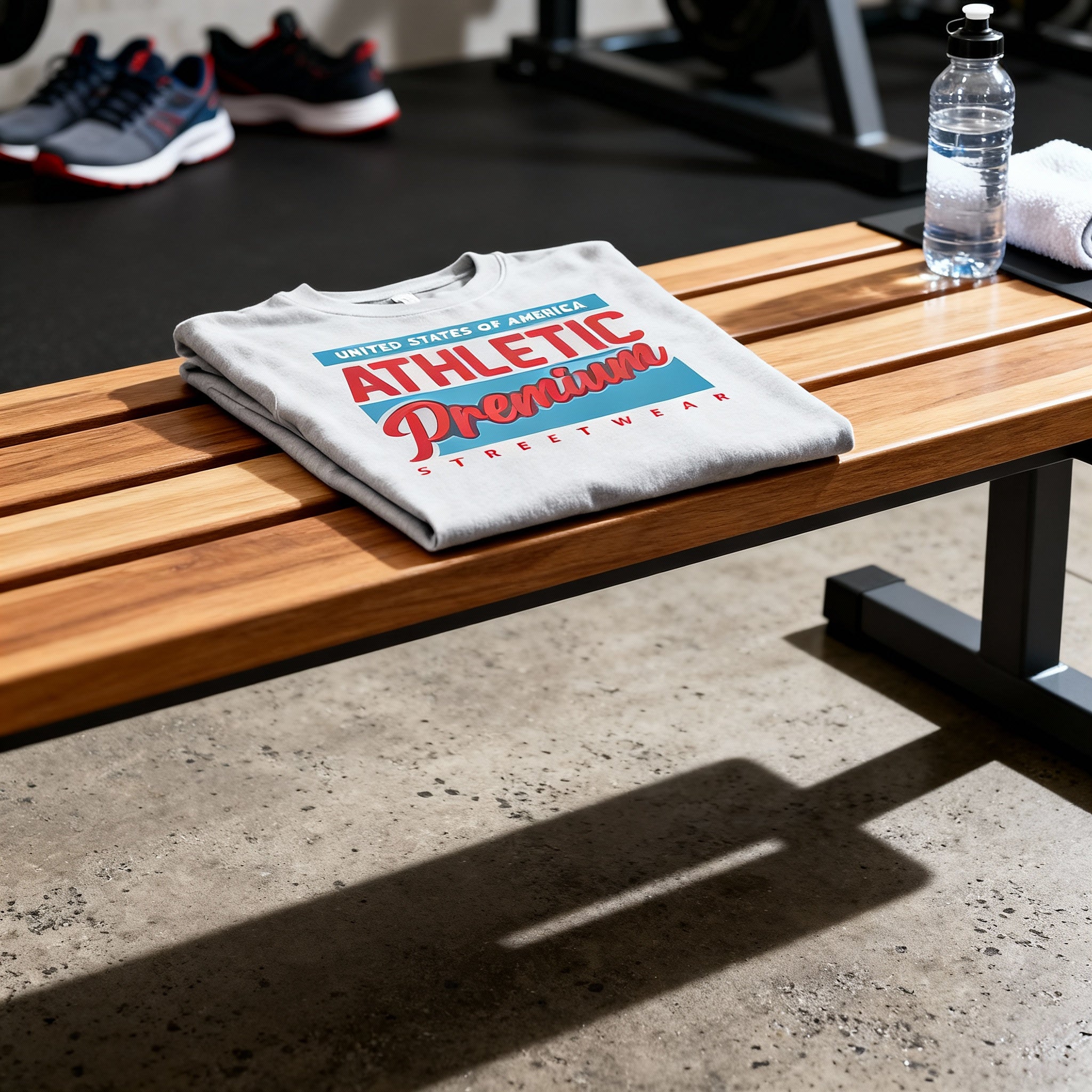 United States Of America Athletic Premium Streetwear Graphic T Shirt For Unisex Adults