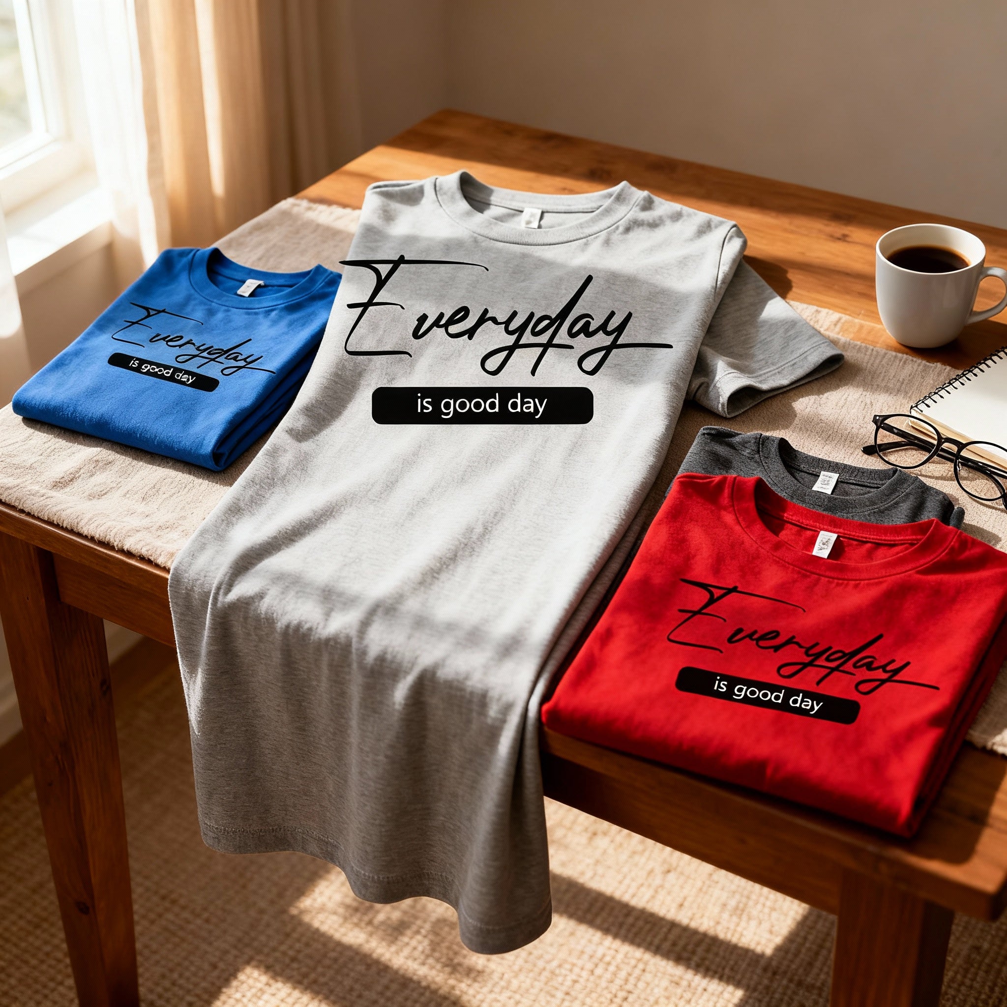 Everyday Is Good Day Graphic Tee With Inspirational Christian Message For Unisex Wear