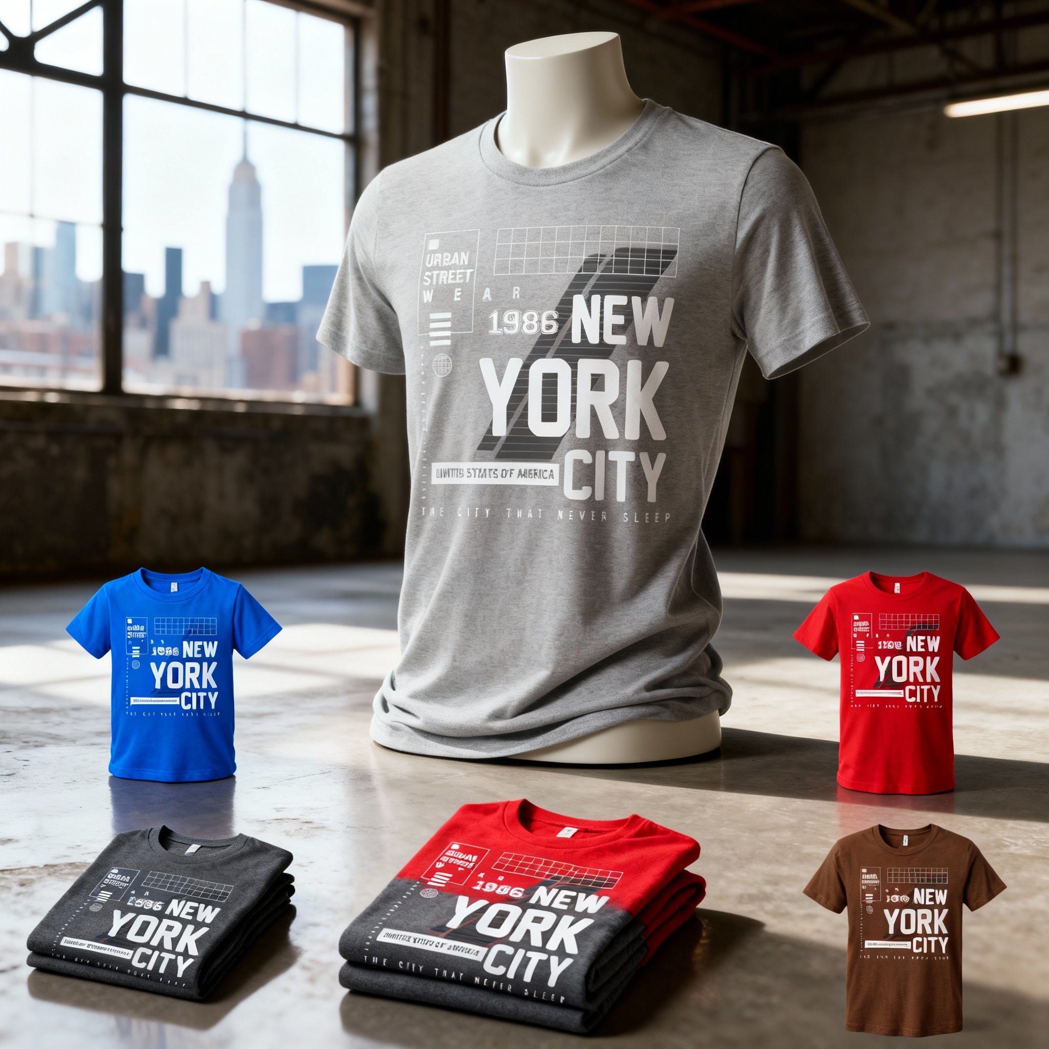 Unisex New York City Graphic T Shirt With Urban Streetwear Style Artwork For Everyday Wear