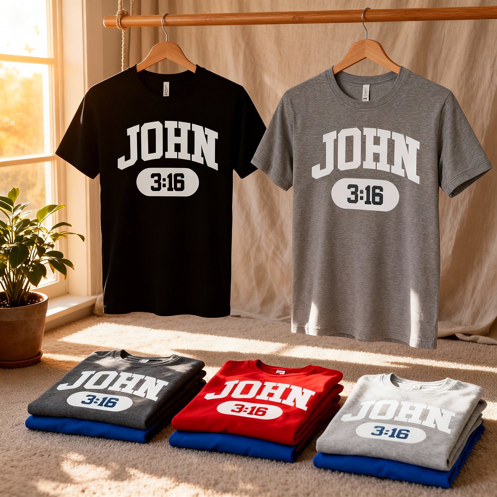 John 3:16 Christian Graphic Tee For Unisex Short Sleeve Apparel