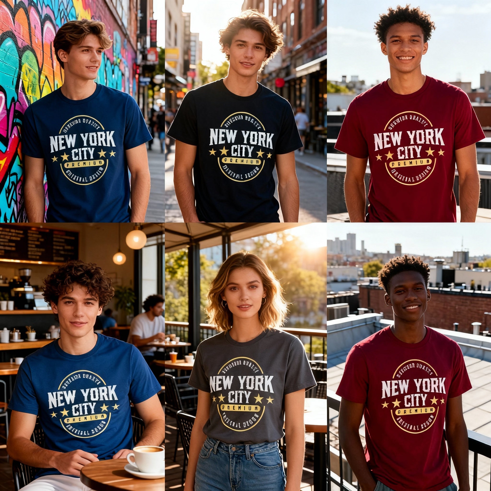 New York City Premium Graphic T Shirt For Men And Women Short Sleeve Tee With Classic Urban Design