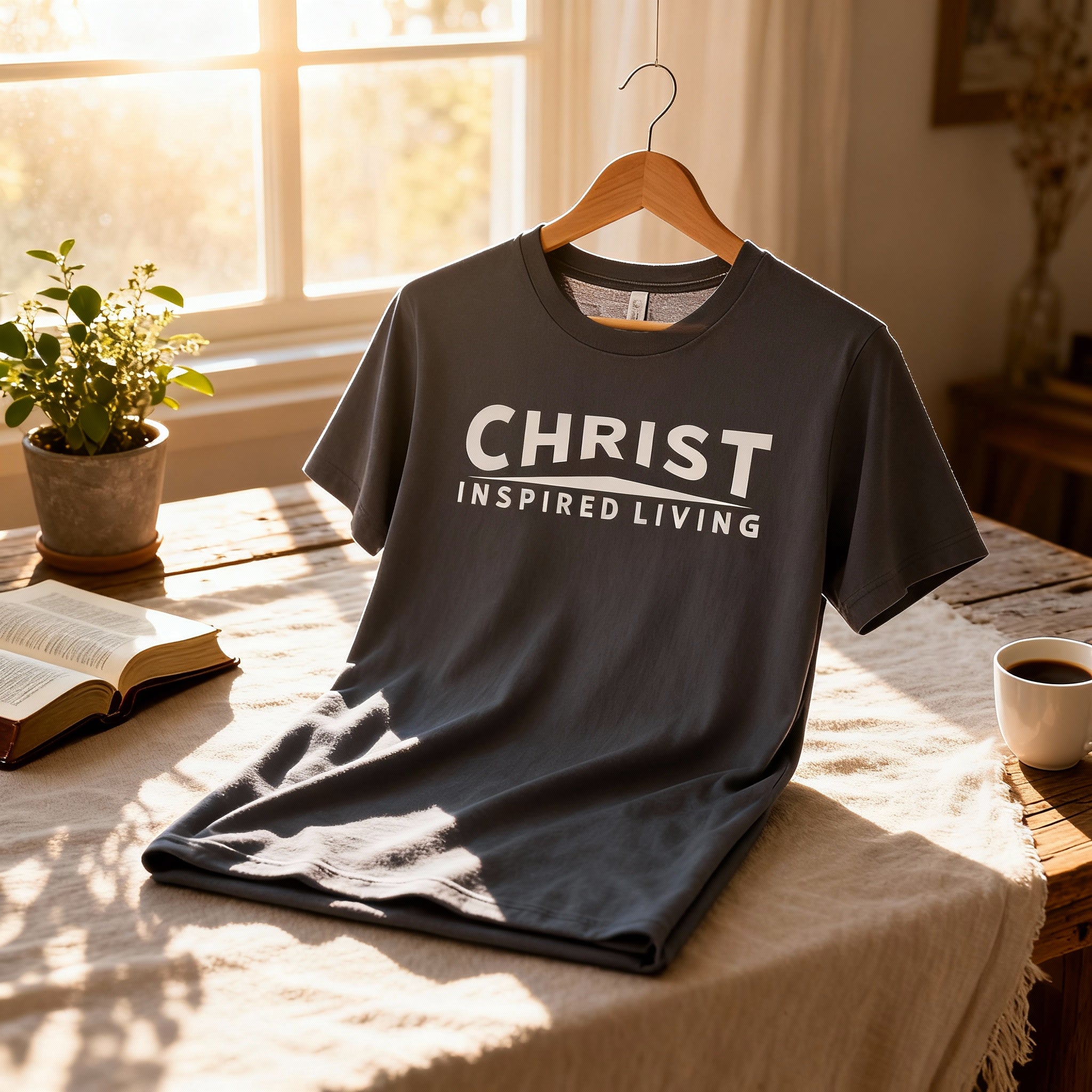 Christ Inspired Living Unisex Graphic Tee With Bold Christian Message For Everyday Wear