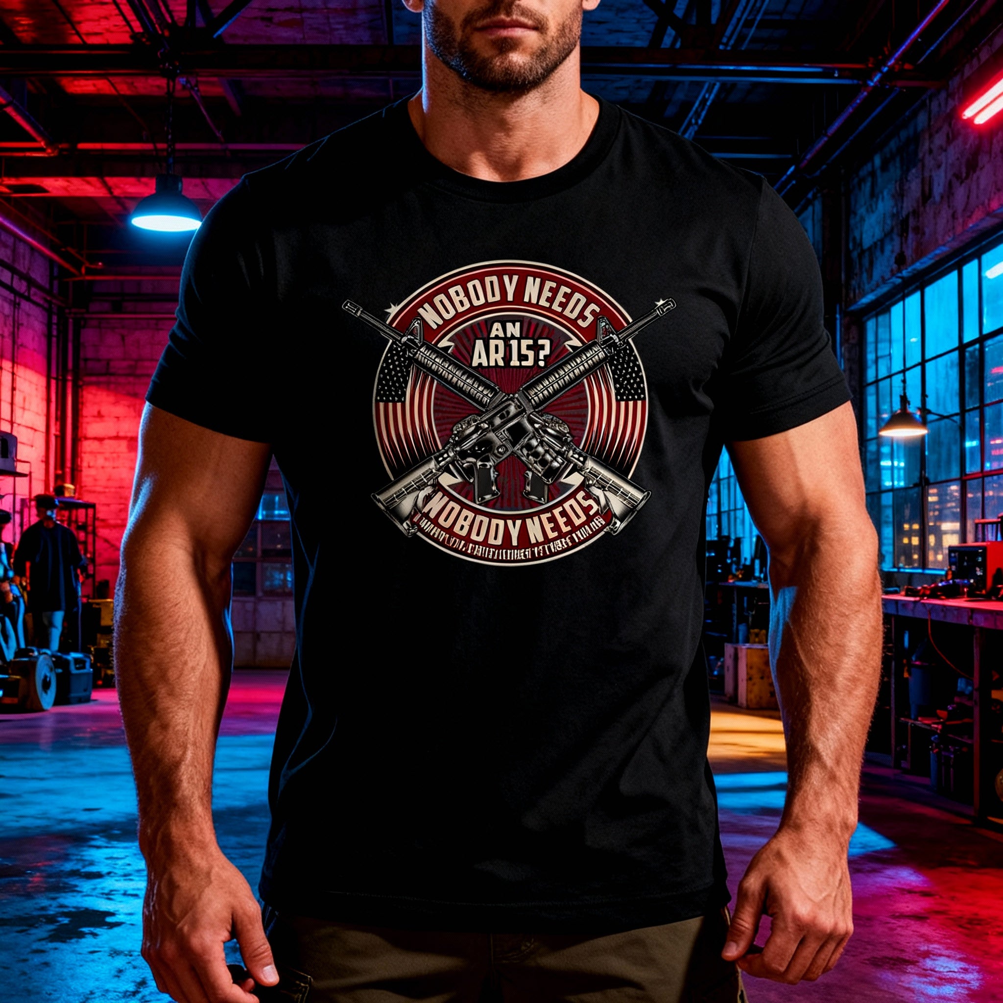 Veteran AR 15 Graphic Unisex T Shirt