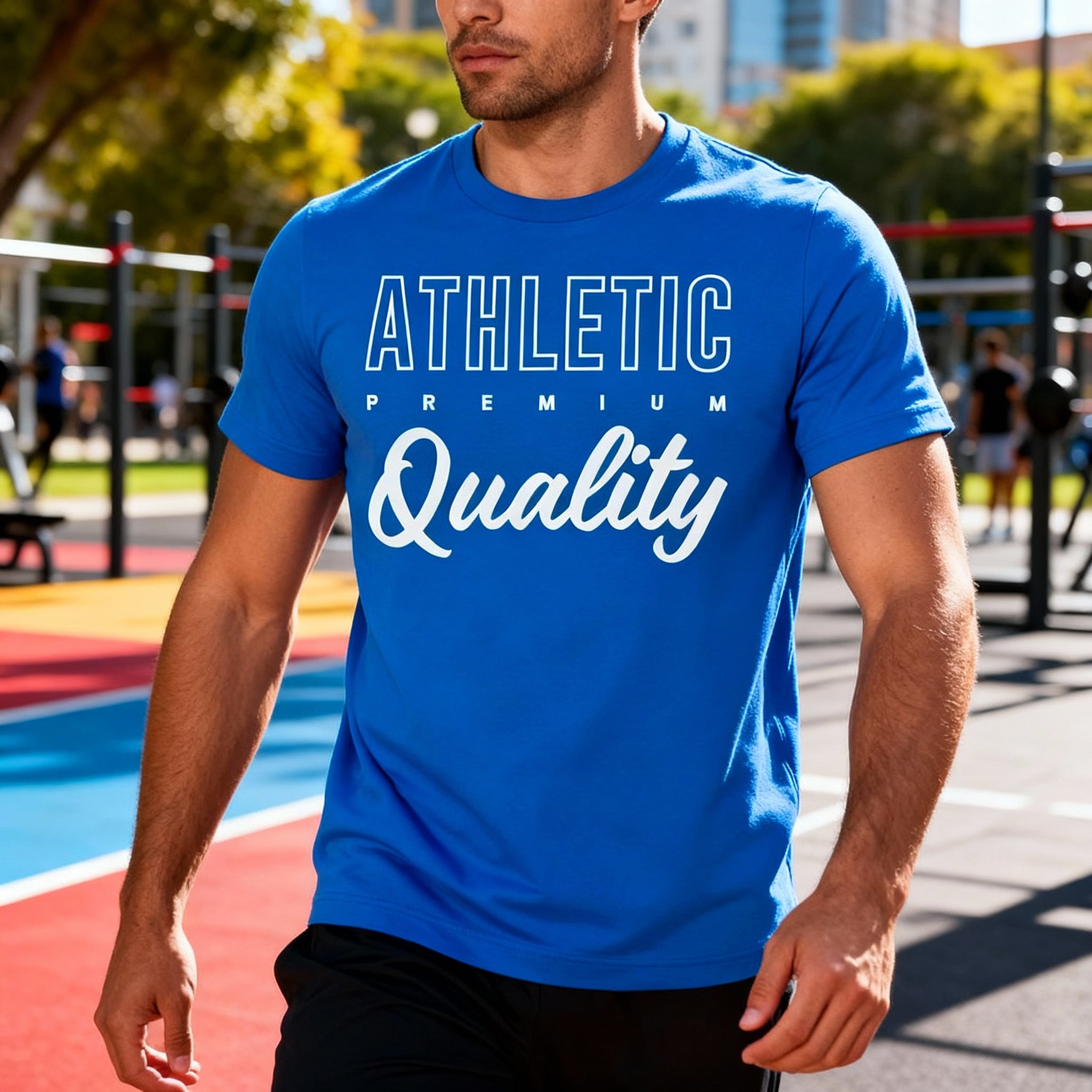 Athletic Premium Quality Unisex T Shirt Short Sleeve Graphic Tee For Men And Women Casual Everyday Wear