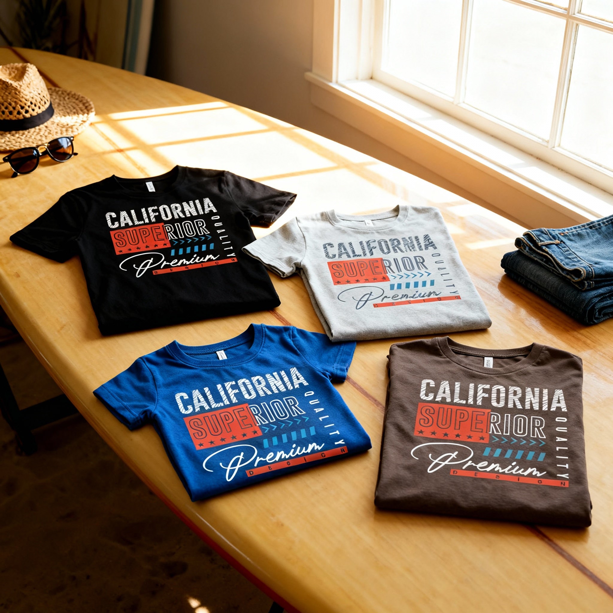California Superior Quality Unisex T Shirt Premium Design Graphic Tee For Everyday Casual Wear