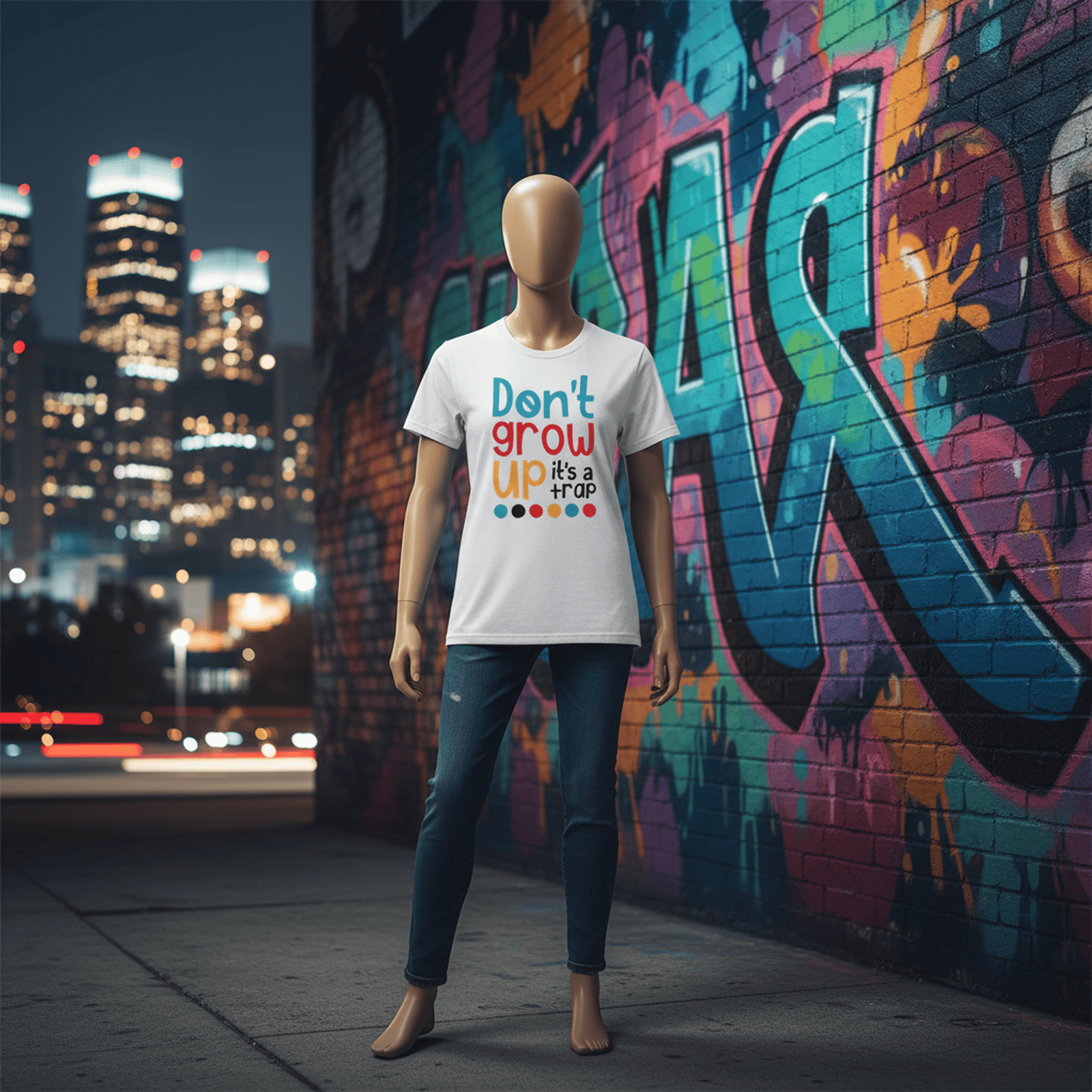 Dont Grow Up Its A Trap Unisex T Shirt Funny Quote Tee