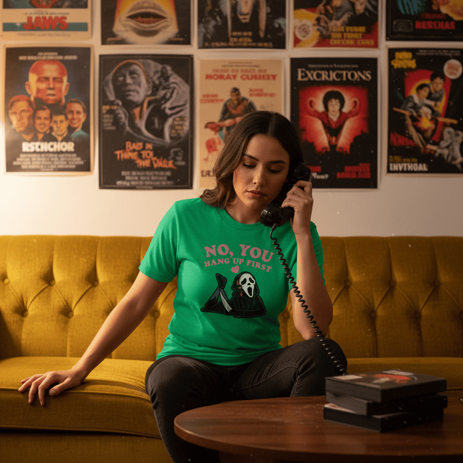 Ghost No You Hang Up First Unisex Graphic T Shirt