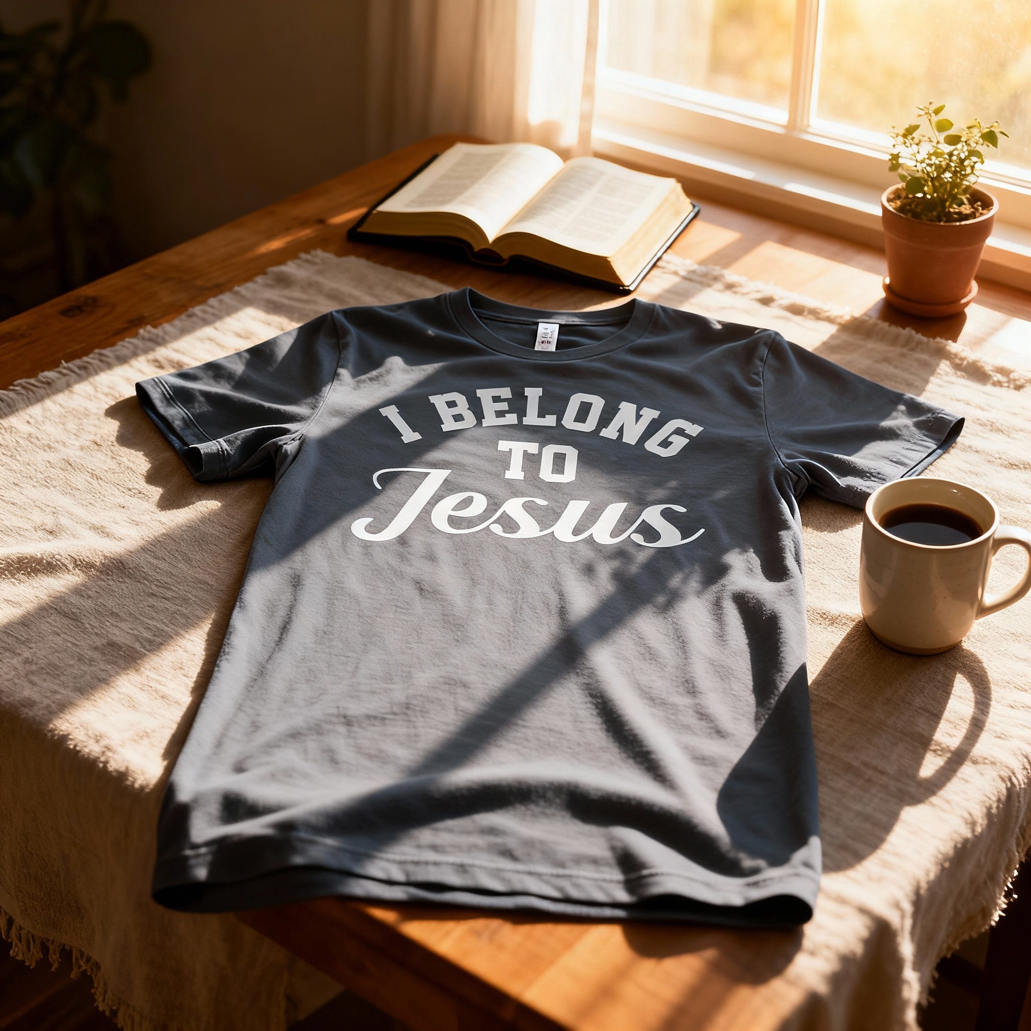 I Belong To Jesus Graphic Tee For Unisex Christian Apparel Faith Driven Style And Church Events