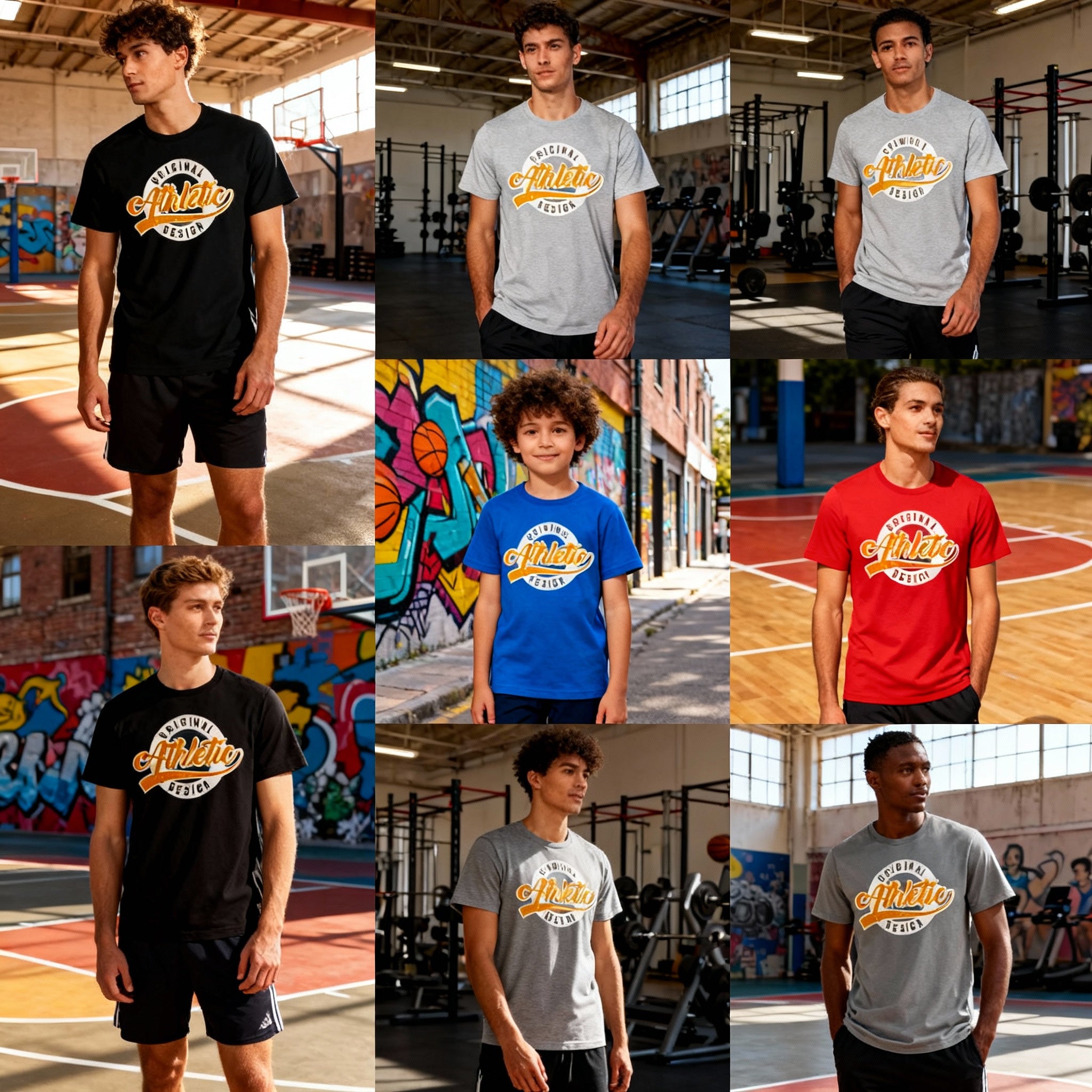 Unisex T Shirt With Original Athletic Design Graphic For Men And Women Casual Everyday Wear