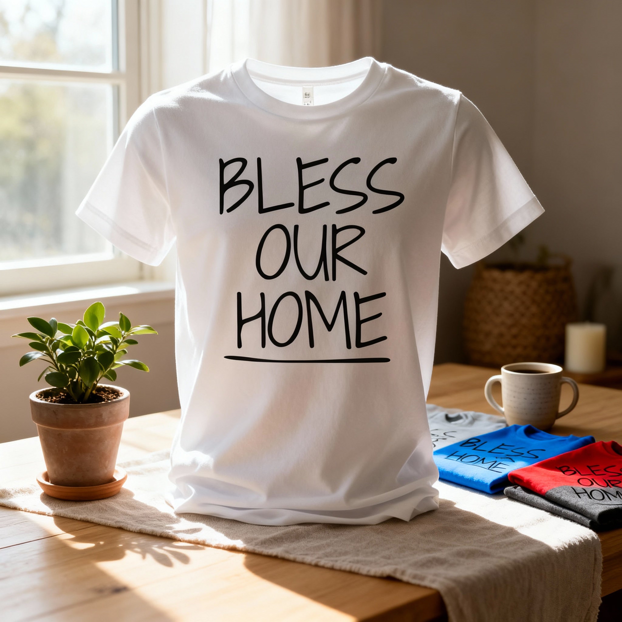 Bless Our Home Christian Unisex T Shirt